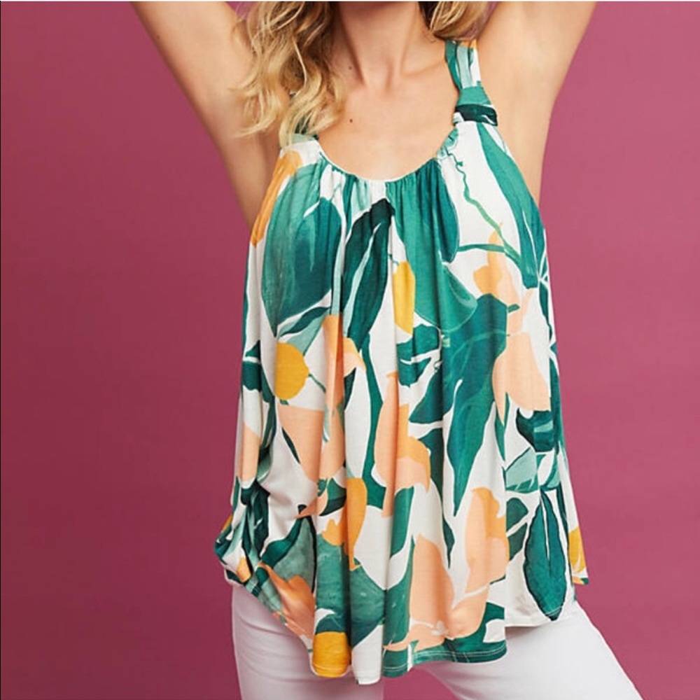Anthropologie Vanessa Virginia knotted top